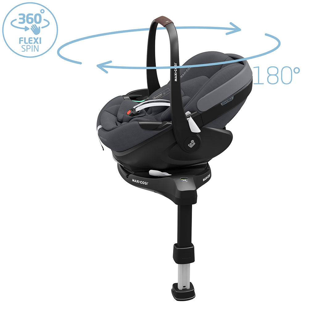 Maxi Cosi Pebble 360 Pro 2 Car Seat - Twillic Graphite