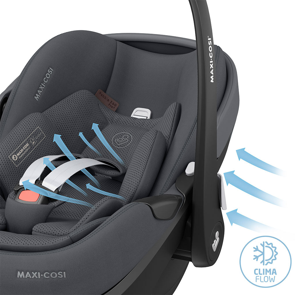 Maxi Cosi Pebble 360 Pro 2 Car Seat - Twillic Graphite
