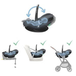 Maxi Cosi Pebble 360 Pro 2 Car Seat - Twillic Graphite
