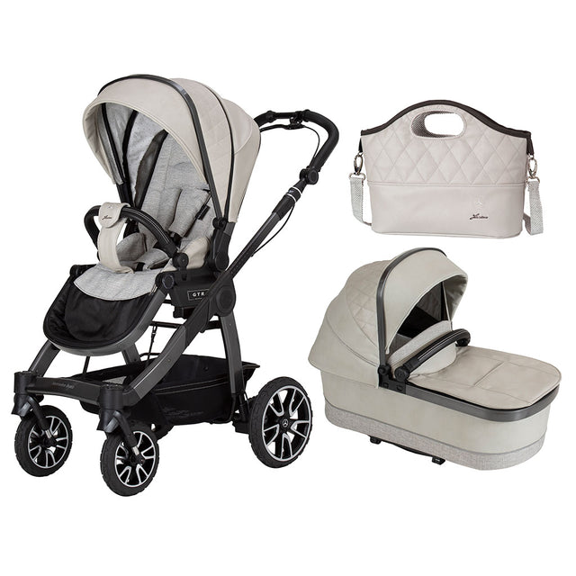 Mercedes-Benz All-Terrain GTR Pushchair and Carrycot Bundle - Moonstone