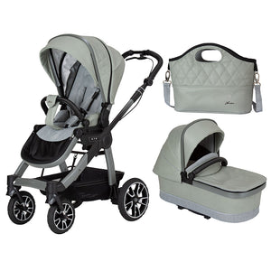 Mercedes-Benz All-Terrain GTR Pushchair and Carrycot Bundle - Sage Grey