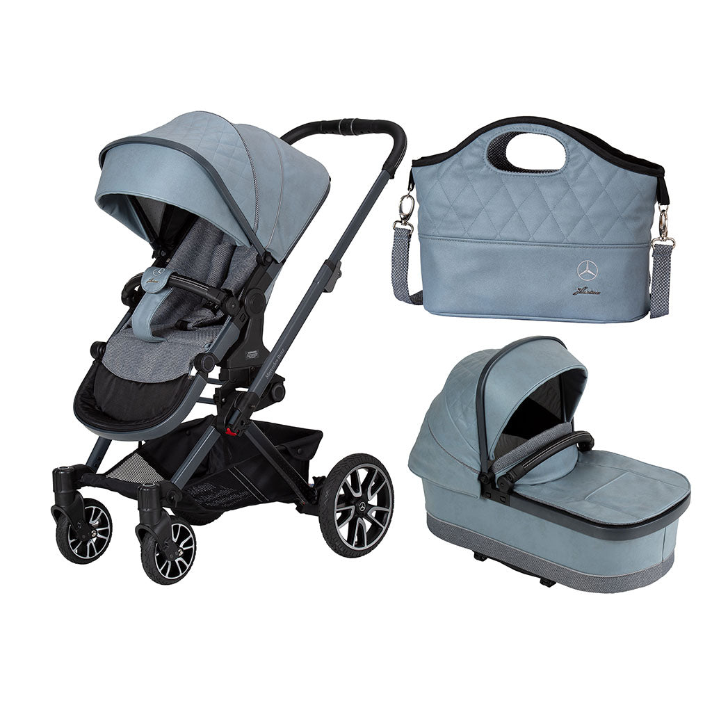 Mercedes-Benz Avantgarde GTX Pushchair and Carrycot Bundle - Denim Blue
