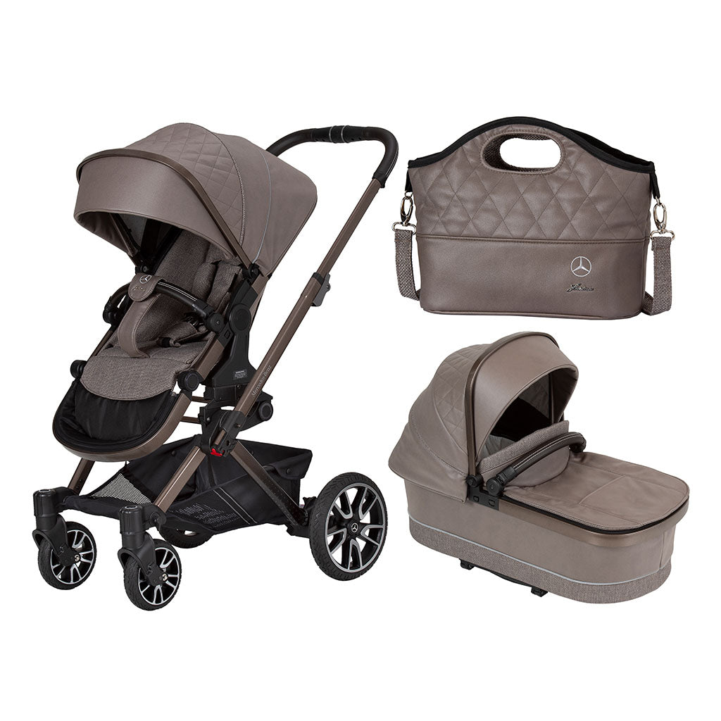 Mercedes-Benz Avantgarde GTX Pushchair and Carrycot Bundle - Truffle