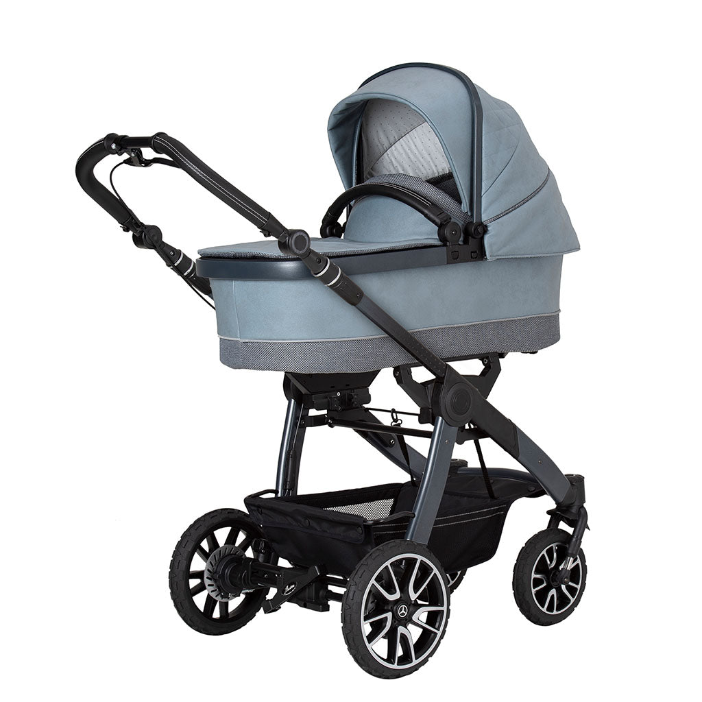 Mercedes-Benz All-Terrain GTR Pushchair and Carrycot Bundle - Denim Blue