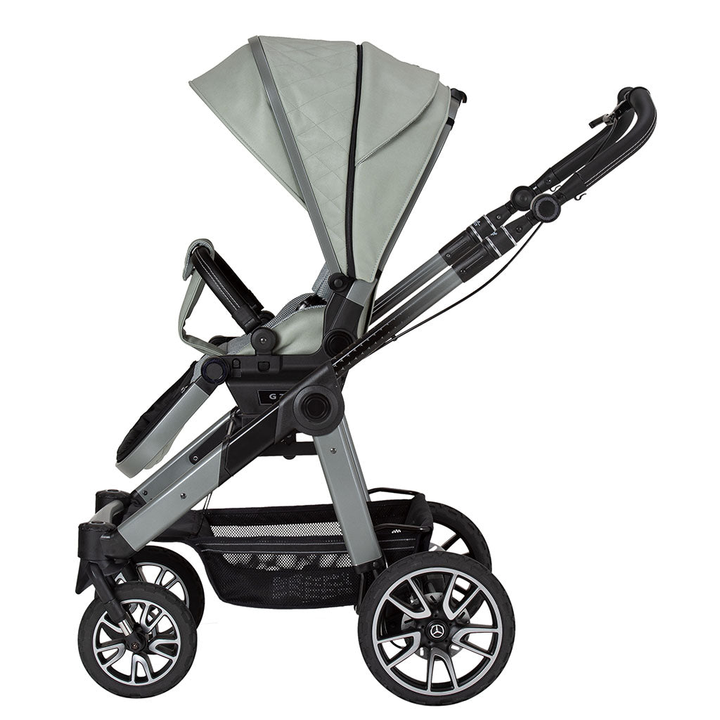 Mercedes-Benz All-Terrain GTR Pushchair and Carrycot Bundle - Sage Grey