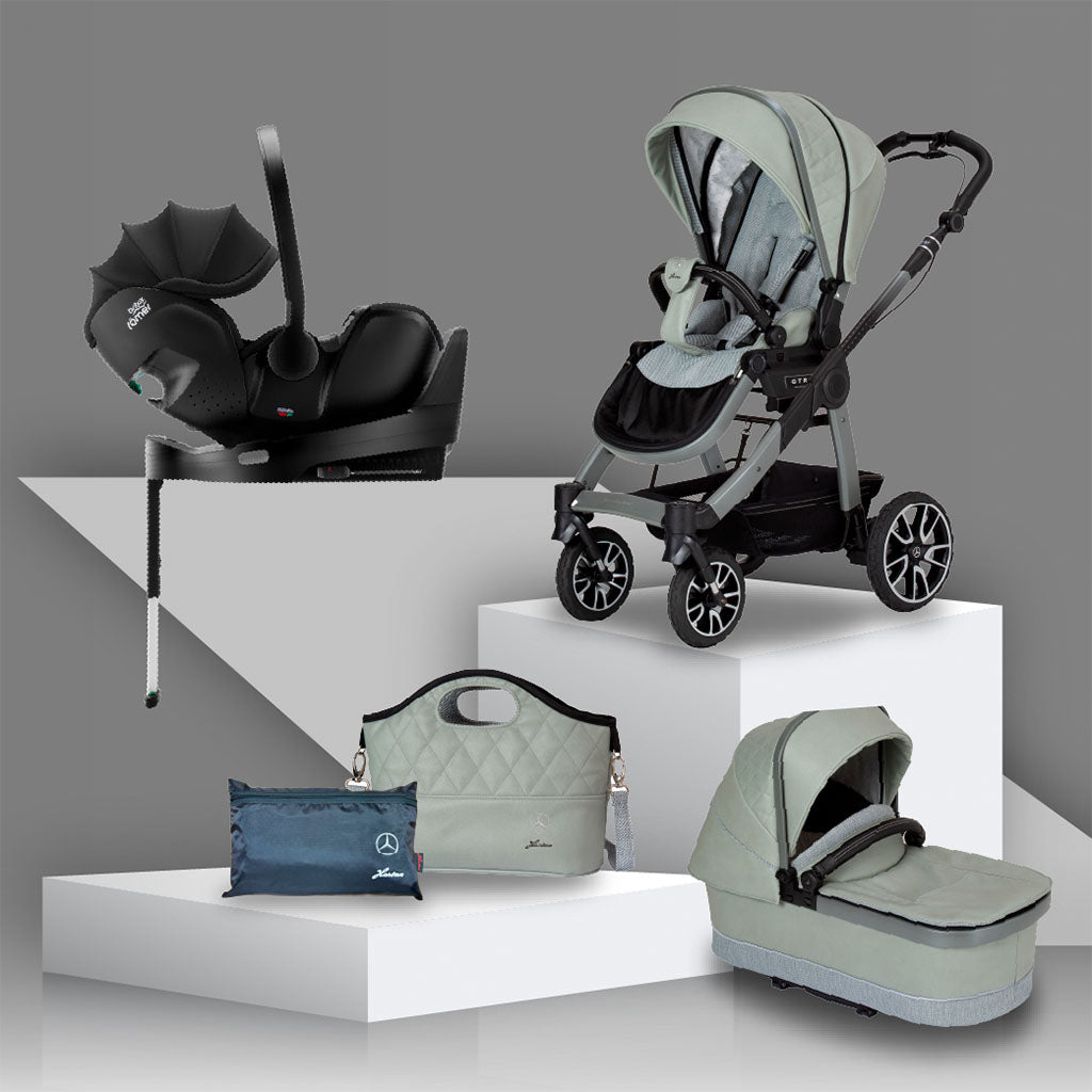 Mercedes-Benz All-Terrain GTR and Britax Baby Safe Pro Travel System - Sage Grey