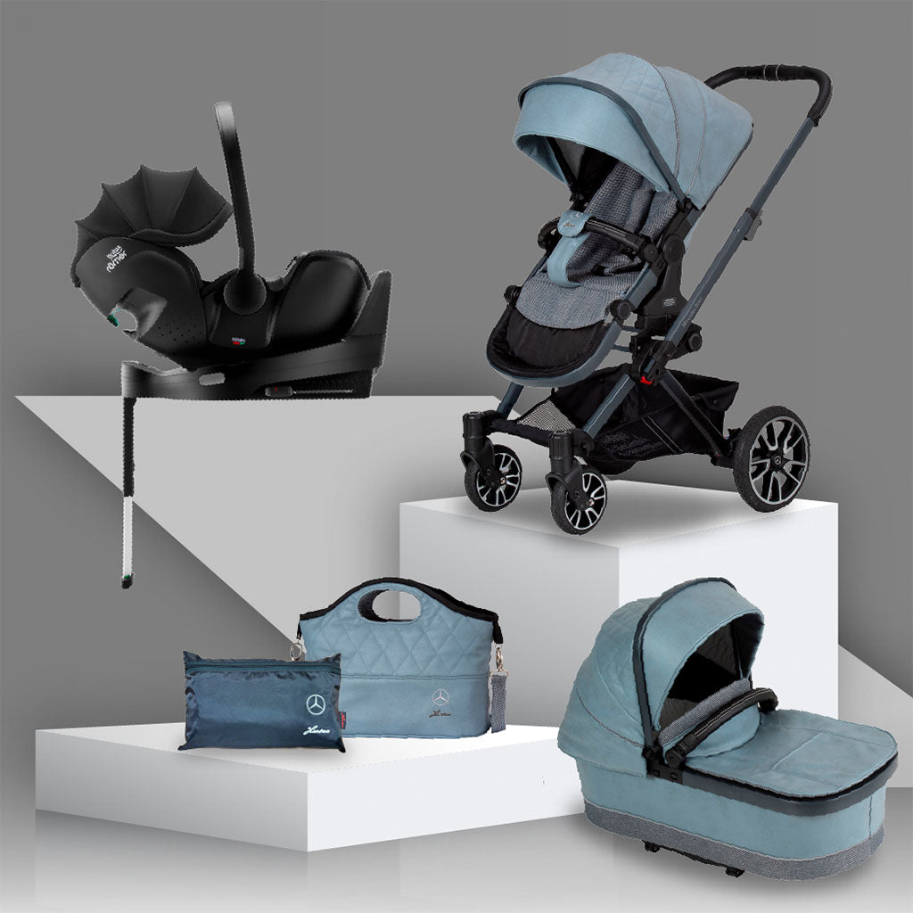 Mercedes-Benz Avantgarde GTX and Britax Baby Safe Pro Travel System - Denim Blue