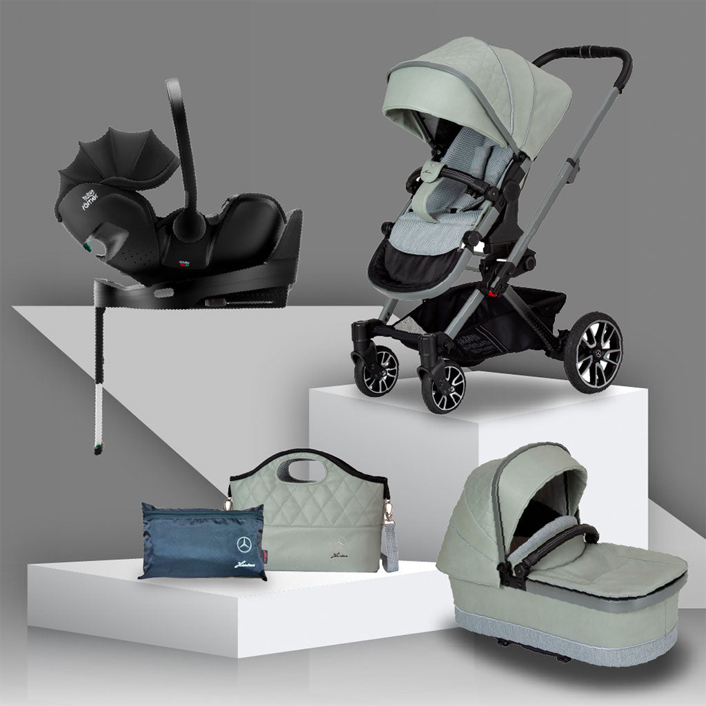 Mercedes-Benz Avantgarde GTX and Britax Baby Safe Pro Travel System - Sage Grey