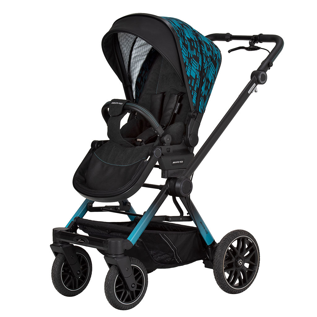 Mercedes AMG GT² Limited Edition Pushchair and Carrycot Bundle - Hyper Blue