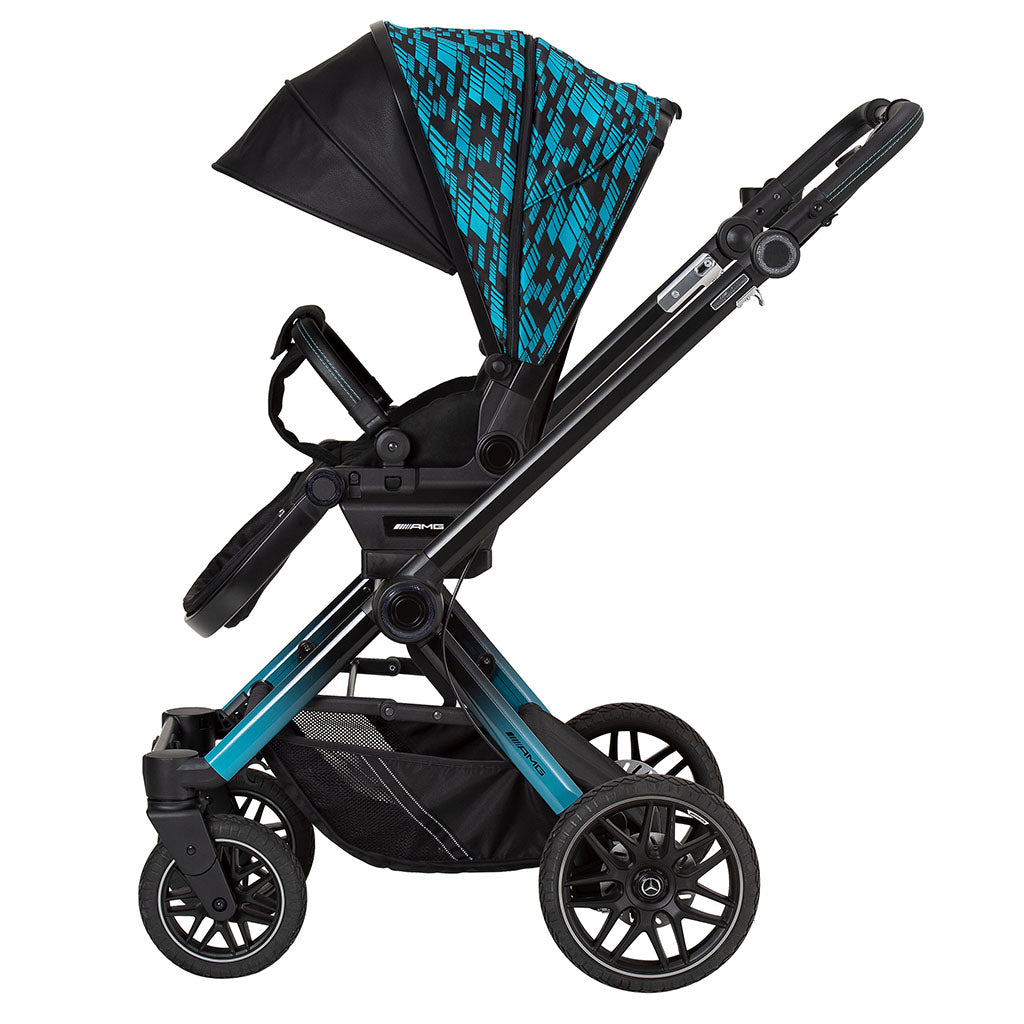 Mercedes AMG GT² Limited Edition Pushchair and Carrycot Bundle - Hyper Blue