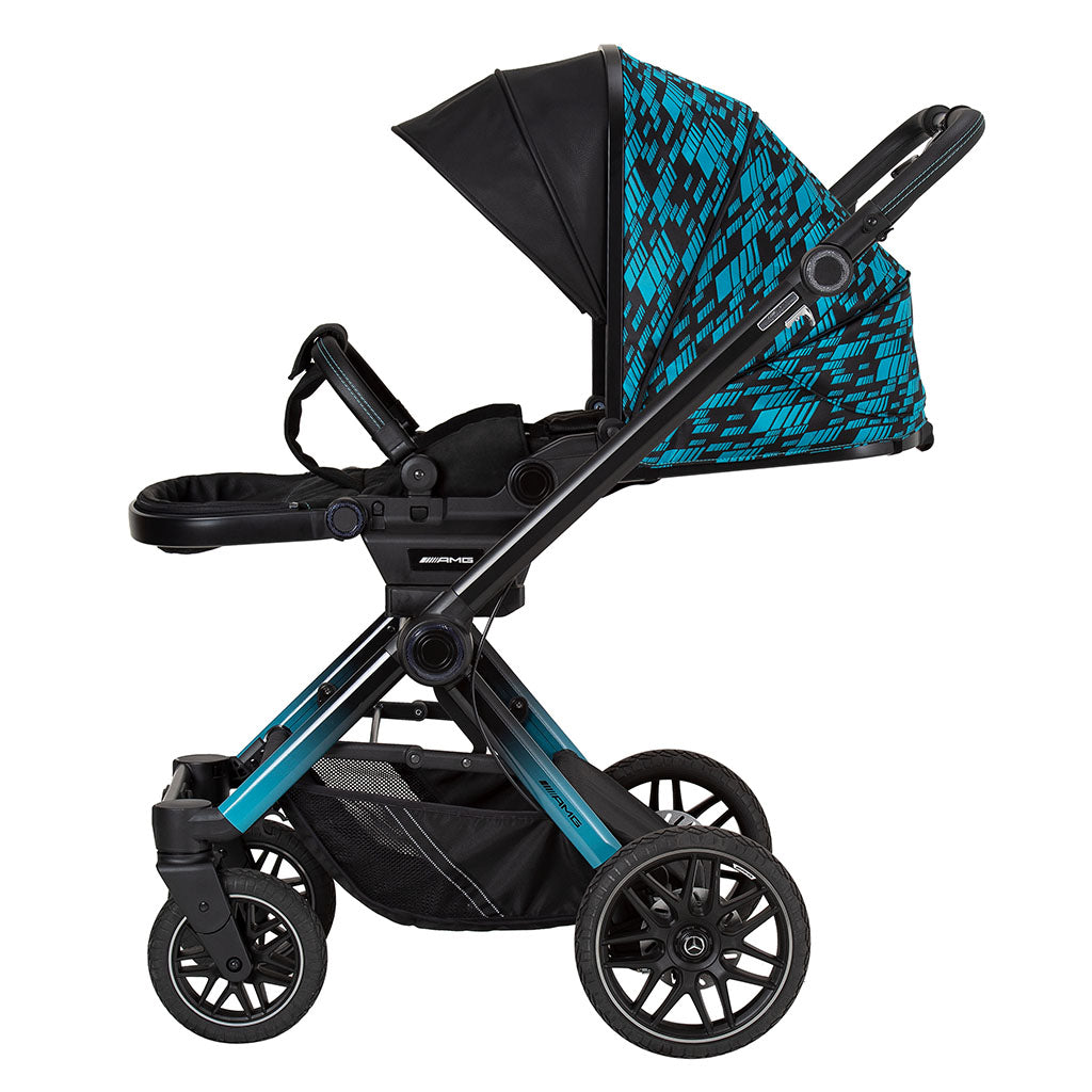 Mercedes AMG GT² Limited Edition Pushchair and Carrycot Bundle - Hyper Blue