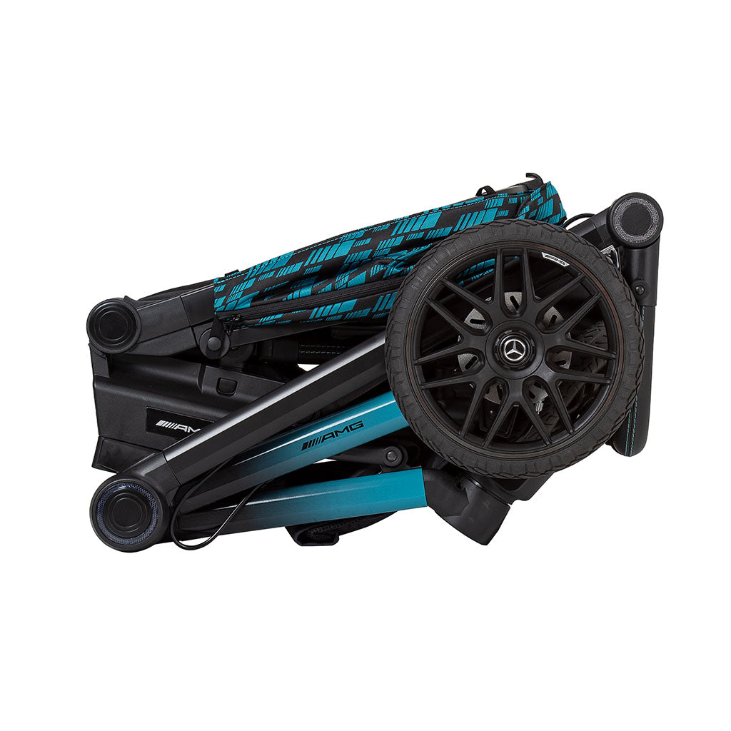 Mercedes AMG GT² Limited Edition Pushchair and Carrycot Bundle - Hyper Blue
