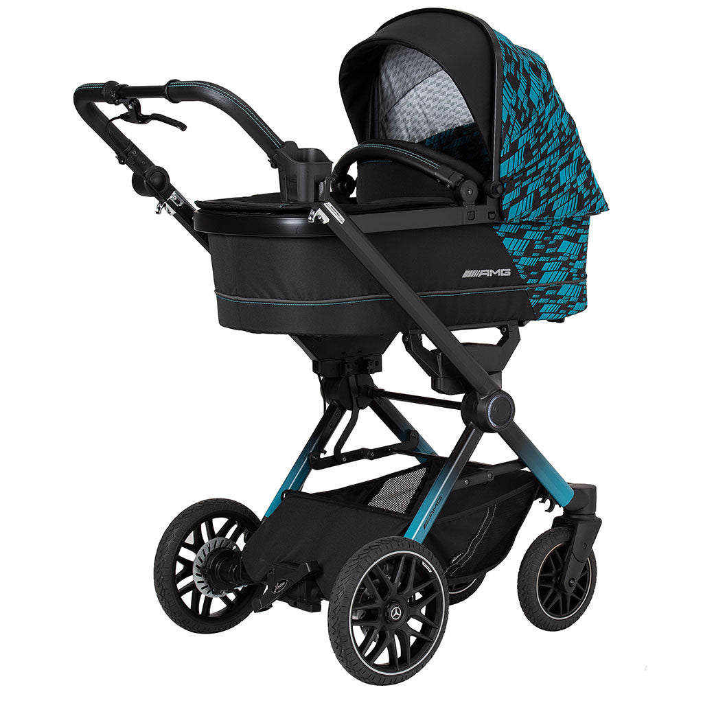 Mercedes AMG GT² Limited Edition Pushchair and Carrycot Bundle - Hyper Blue