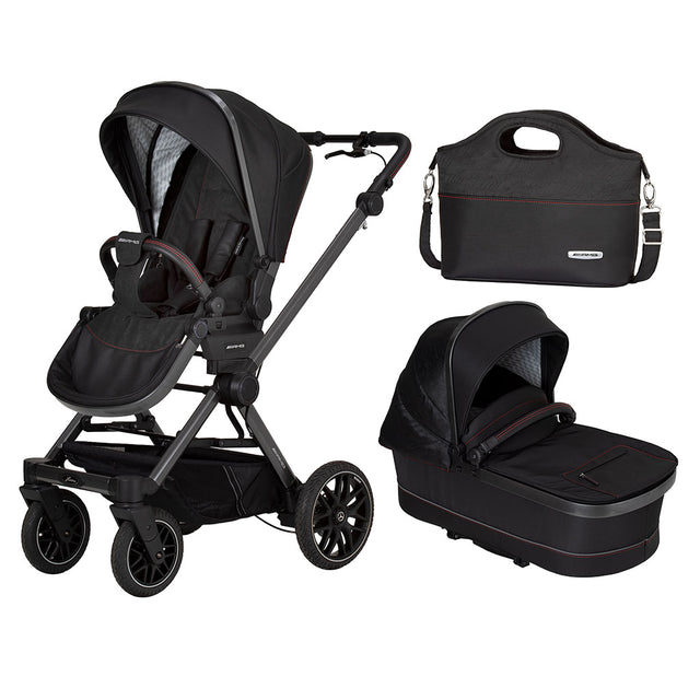 Mercedes AMG GT² Pushchair and Carrycot Bundle - Charcoal Black
