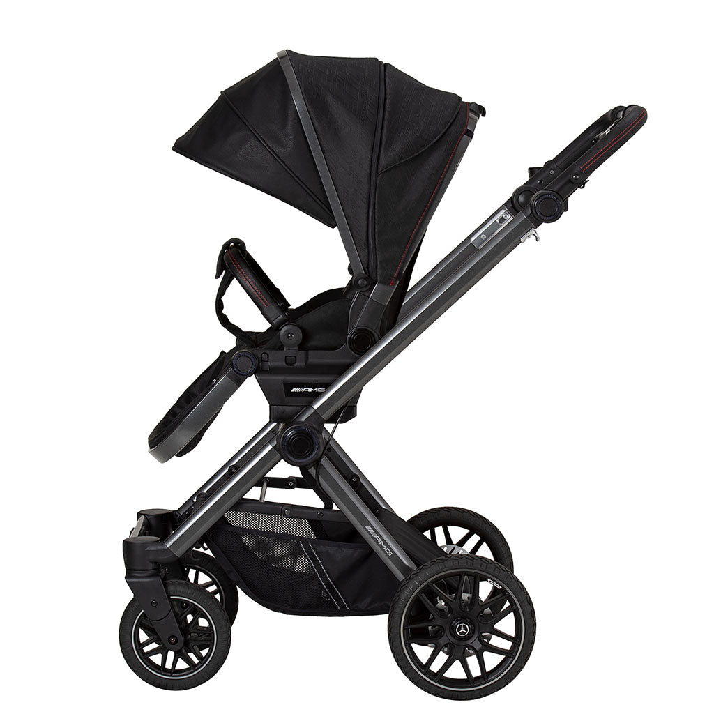 Mercedes AMG GT² Pushchair and Carrycot Bundle - Charcoal Black