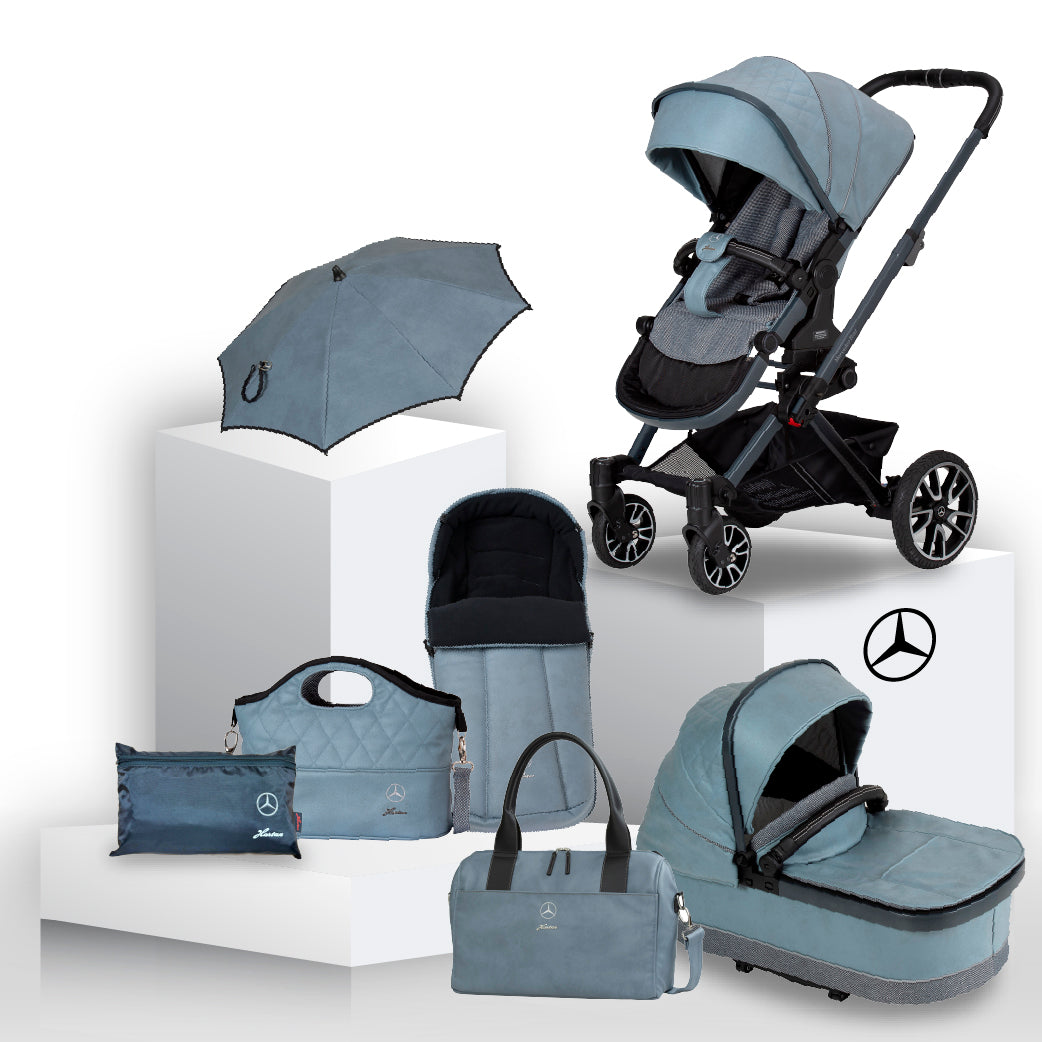 Mercedes Benz Avantgarde GTX 7 Piece Complete Bundle Denim Blue