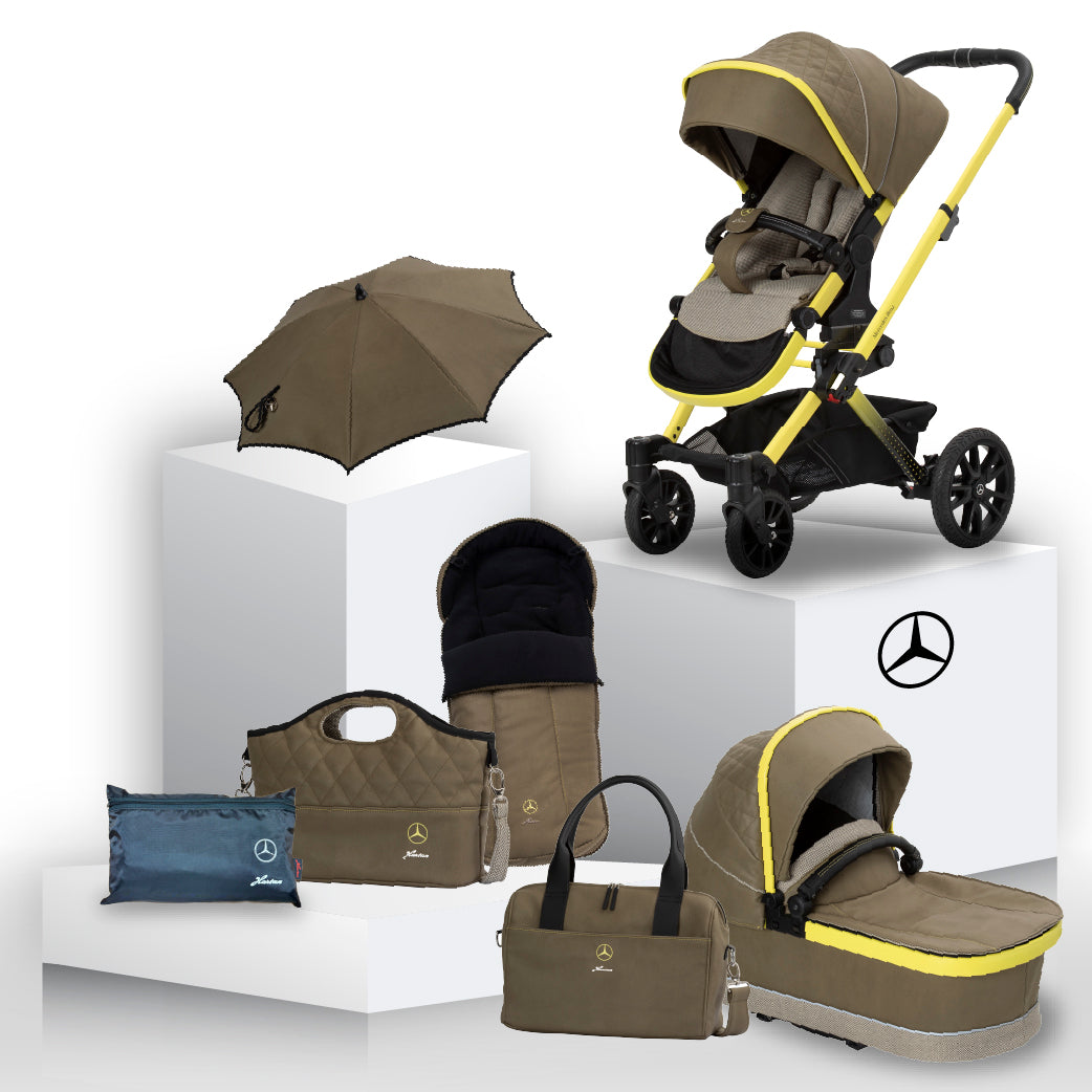 Mercedes Benz Avantgarde GTX 7 Piece Complete Bundle Electric Yellow