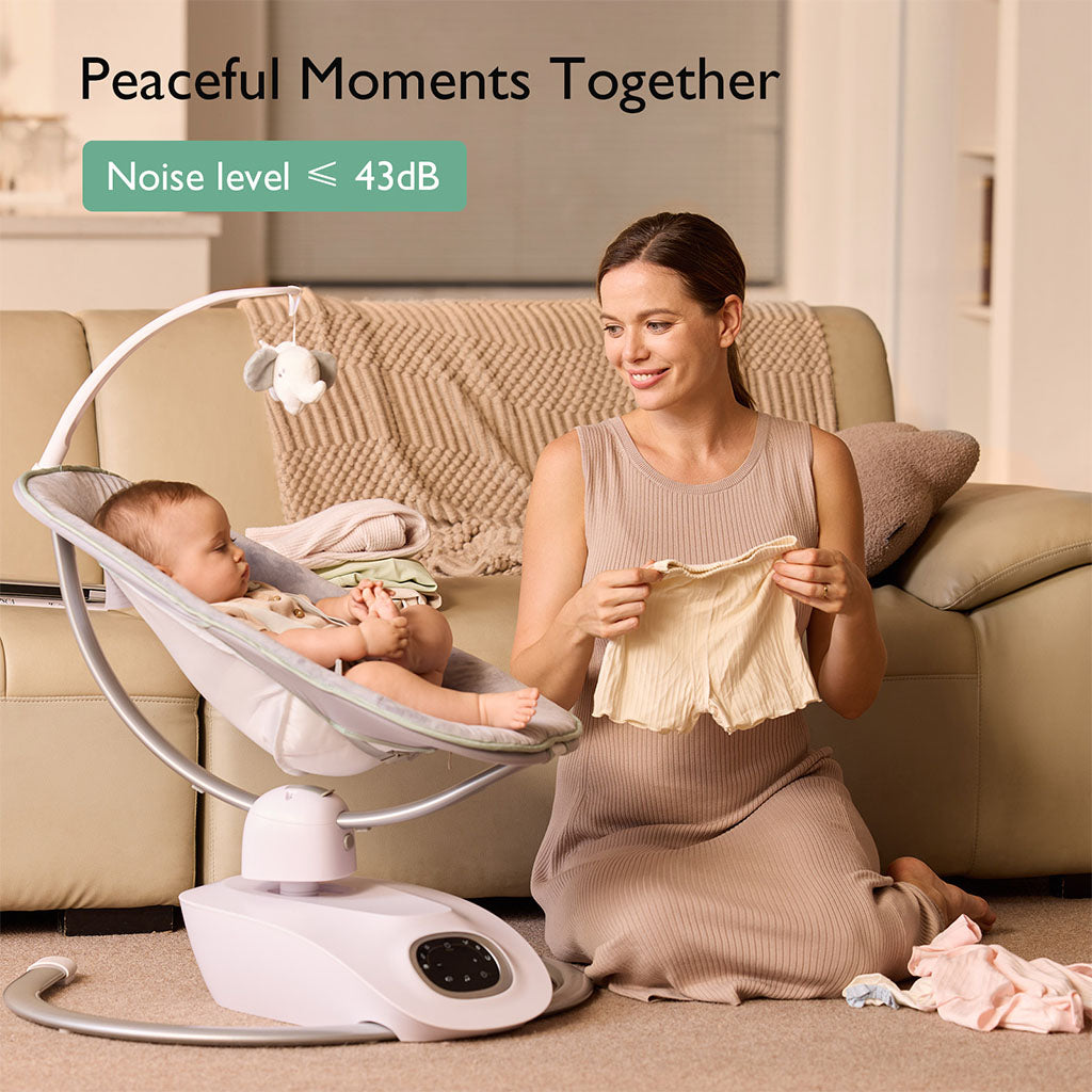 Momcozy 3D Motion Electric Baby Swing