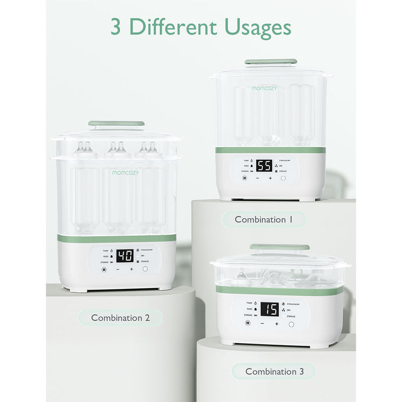 Momcozy 8 in 1 Baby Bottle Steriliser and Dryer