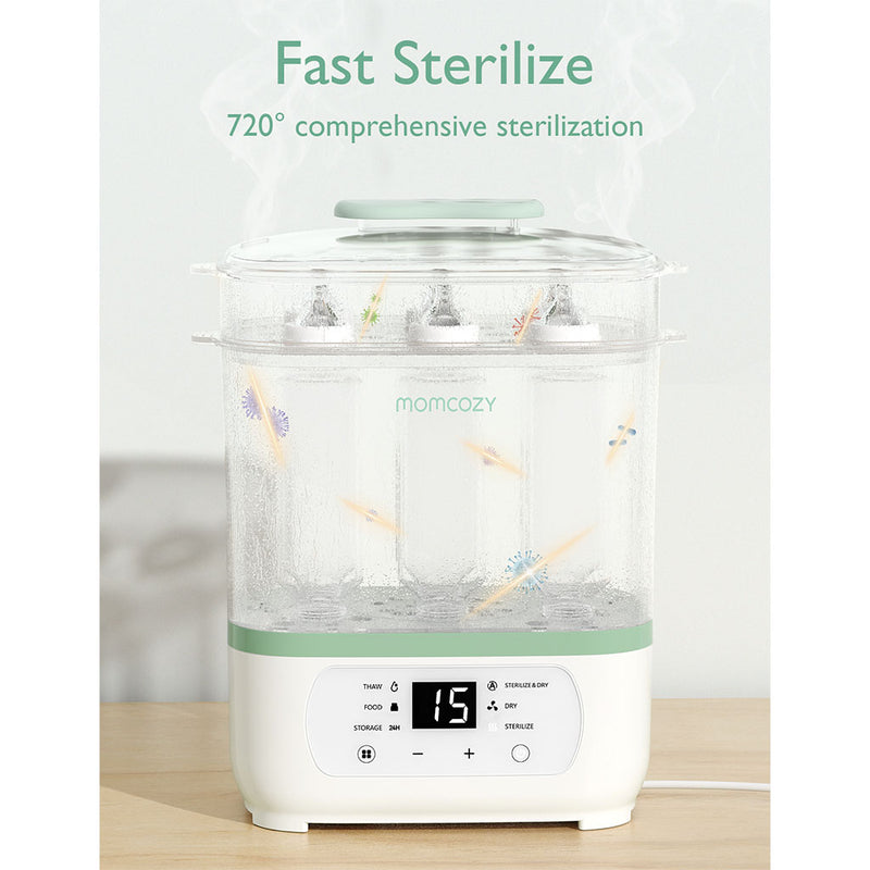 Momcozy 8 in 1 Baby Bottle Steriliser and Dryer