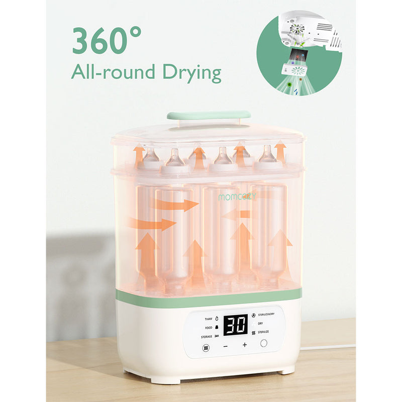 Momcozy 8 in 1 Baby Bottle Steriliser and Dryer
