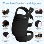 Momcozy Baby Carrier 3M+ Air Mesh Black