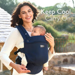 Momcozy Baby Carrier 3M+ Air Mesh Blue
