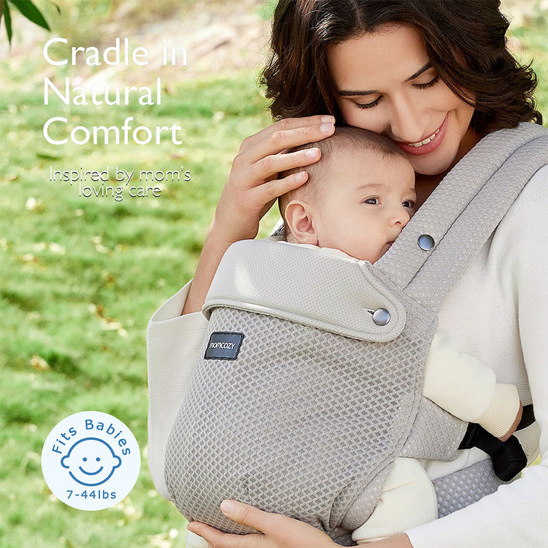 Momcozy Baby Carrier 3M+ Air Mesh Grey