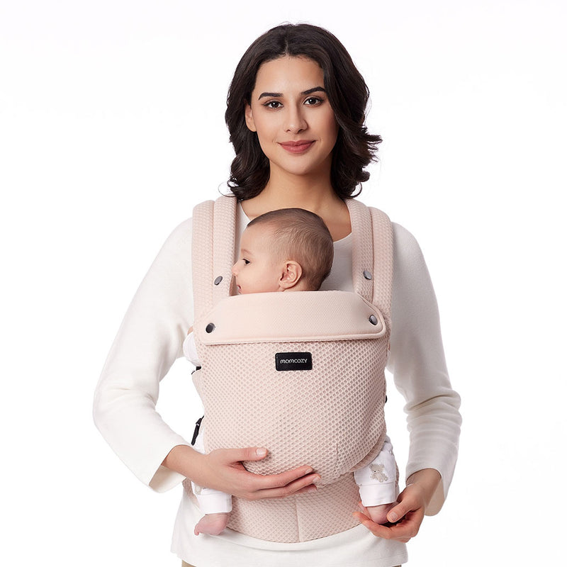 Momcozy Baby Carrier 3M+ Air Mesh Pink