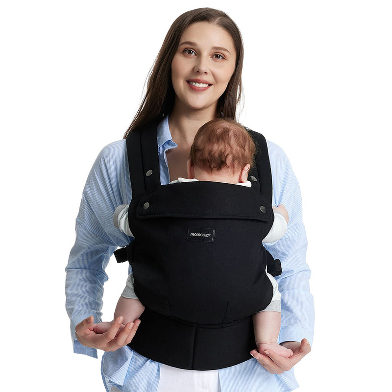 Momcozy Baby Carrier Newborn to Toddler Cotton Black