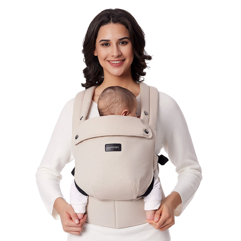 Momcozy Baby Carrier 3M+ Cotton Khaki