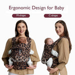 Momcozy Baby Carrier 3M+ Cotton Leopard