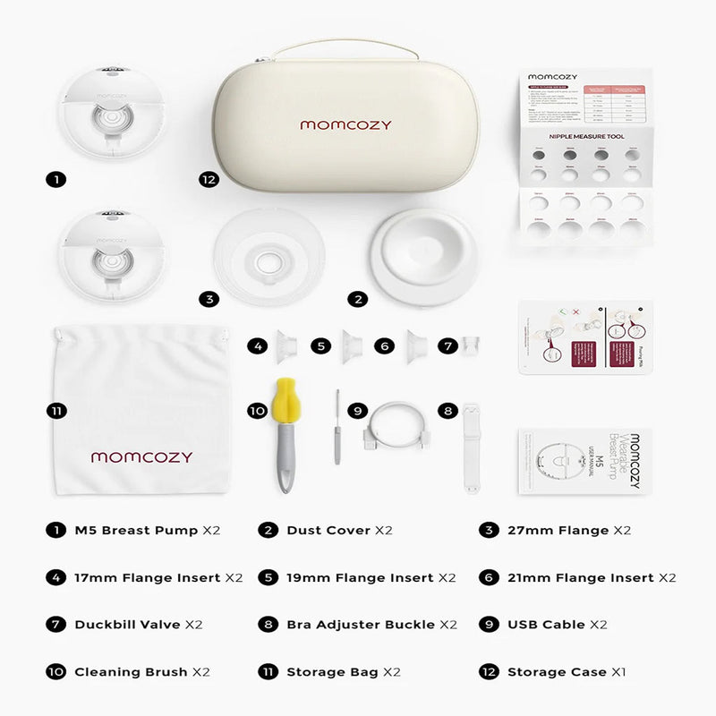 Momcozy Double M5 Wearable Electric Breast Pump