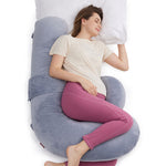 Momcozy F Shaped Pillow Velvet