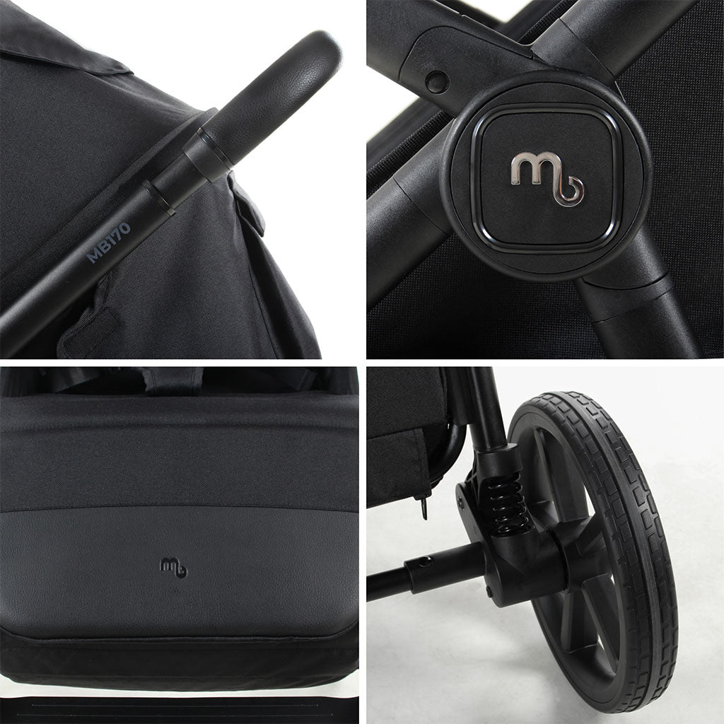My Babiie MB170 Plus Pushchair - Black