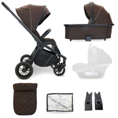 My Babiie MB450 2-in-1 Pushchair and Carrycot - Chocolate