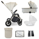 My Babiie MB450 2-in-1 Pushchair and Carrycot - Ivory