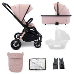 My Babiie MB450 2-in-1 Pushchair and Carrycot - Pastel Pink