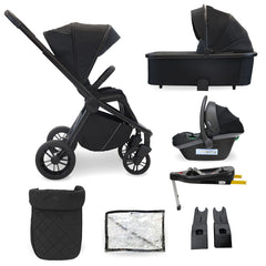 My Babiie MB450i 3-in-1 Travel System with Base - Black