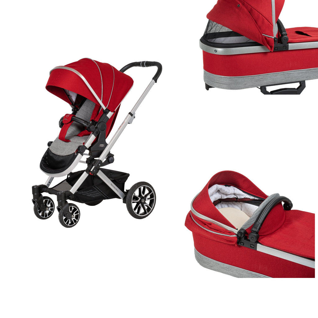 Mercedes Avantgarde GTX Stroller inc. Carrycot and Chassis by Hartan - Made in Germany - Chelsea Baby