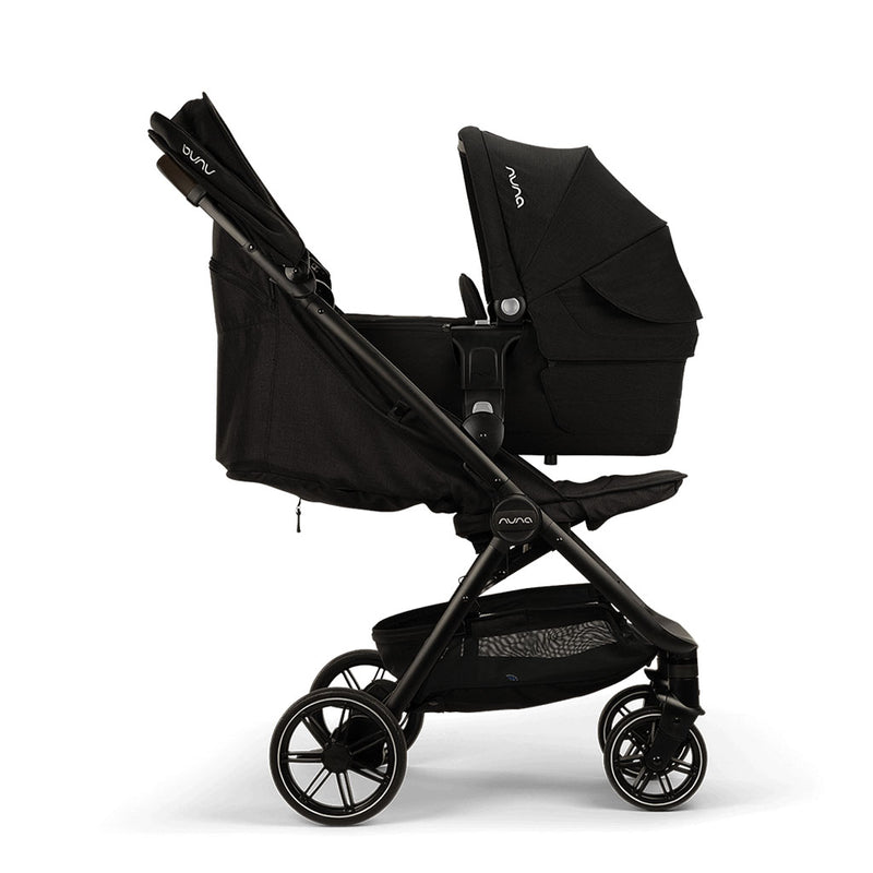Nuna Trvl™ LX Pushchair with Carry Bag and Raincover - Caviar