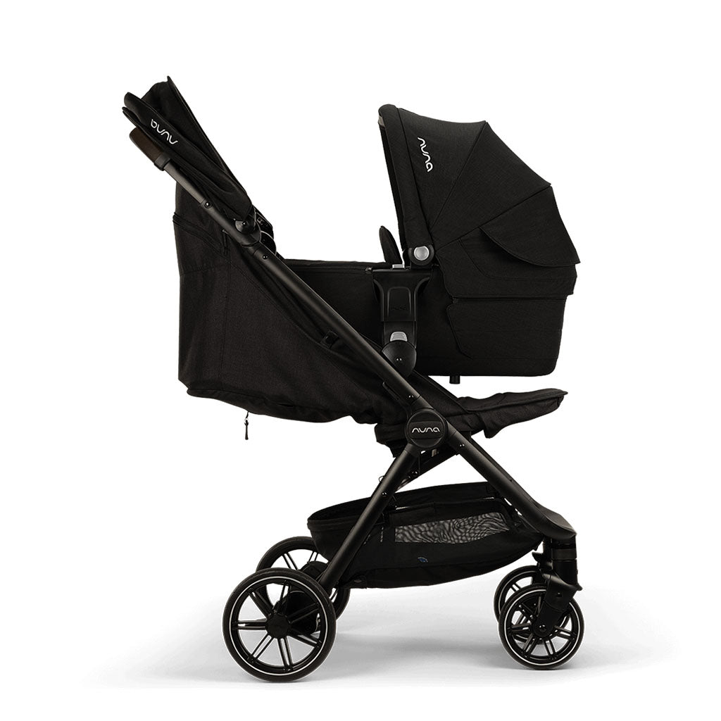 Nuna Trvl™ LX Pushchair with Carry Bag and Raincover - Caviar