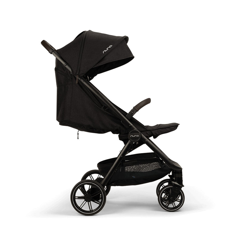 Nuna Trvl™ LX Pushchair with Carry Bag and Raincover - Caviar