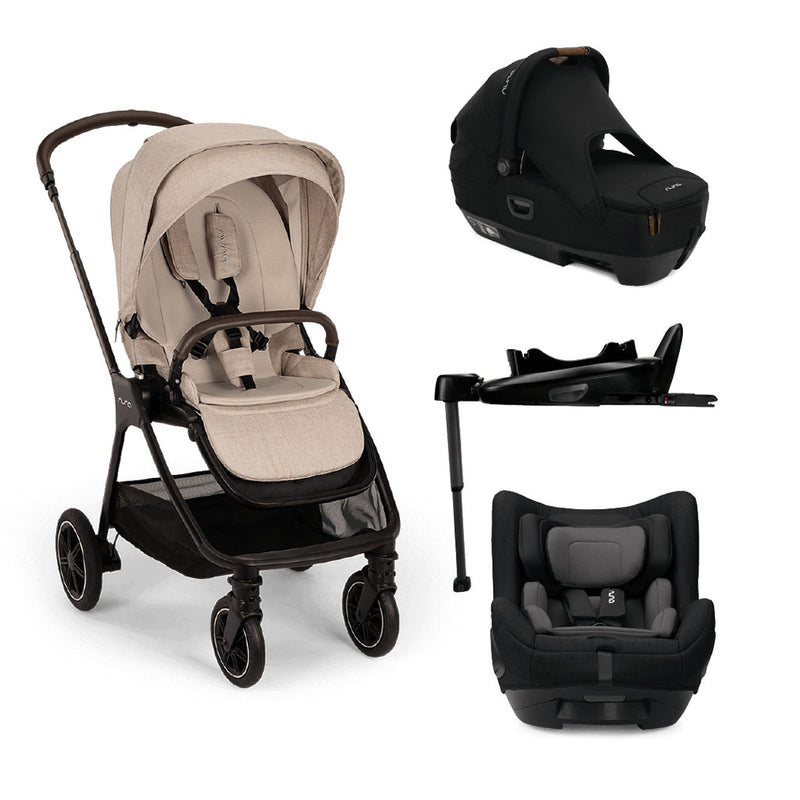 Nuna triv™ next + cari™ next generation travel system - Biscotti