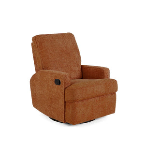 Obaby Madison Swivel Glider Recliner Chair - Chenille Marmlade