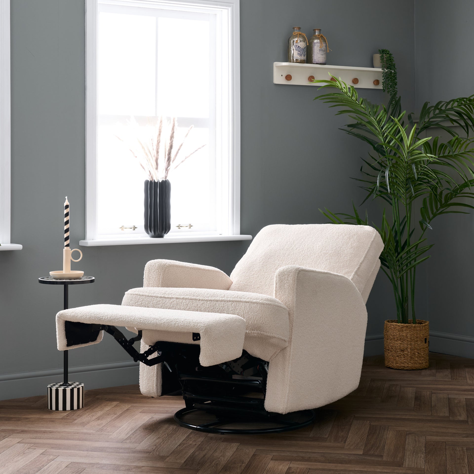Obaby Madison Electric Swivel Glider Recliner Chair
