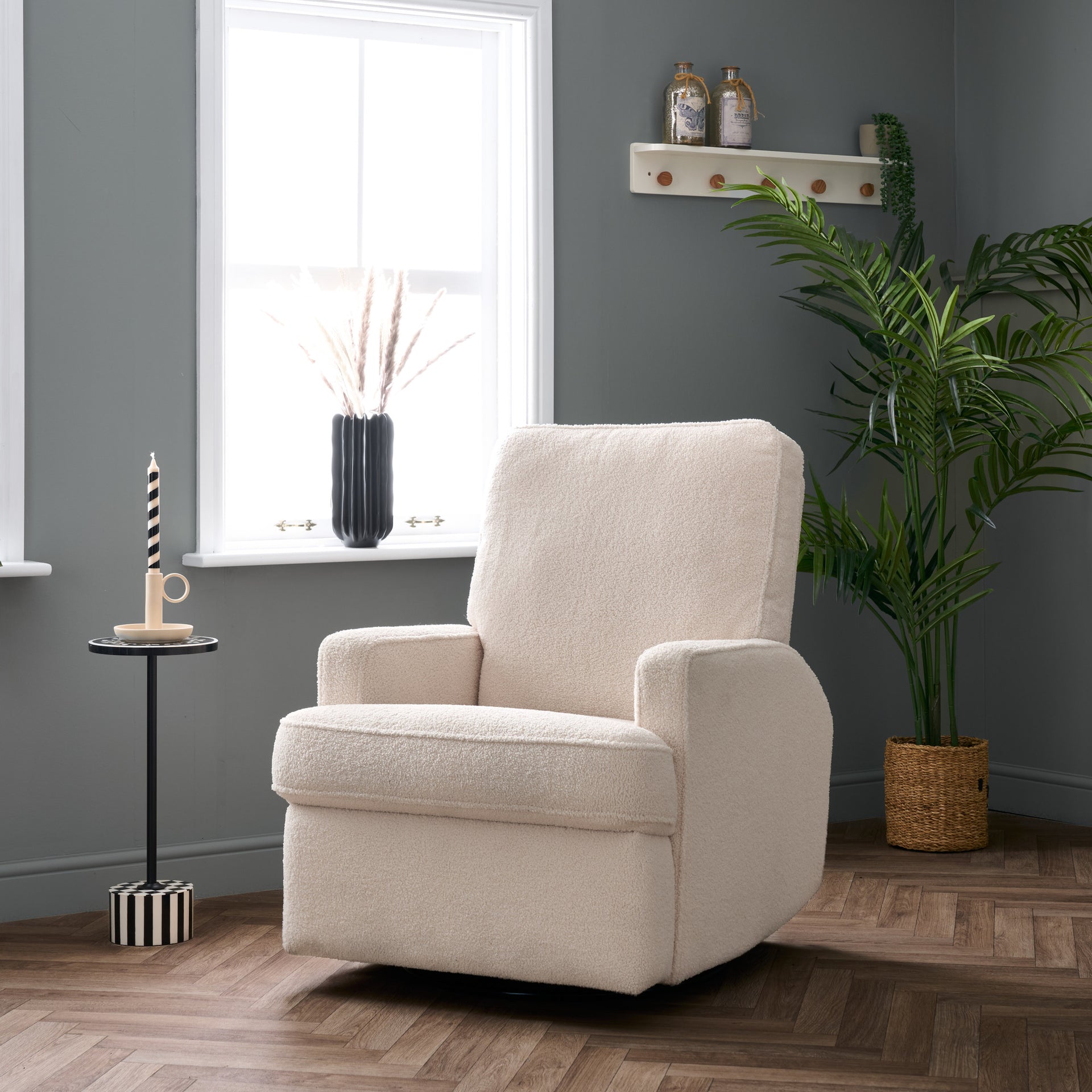 Obaby Madison Electric Swivel Glider Recliner Chair