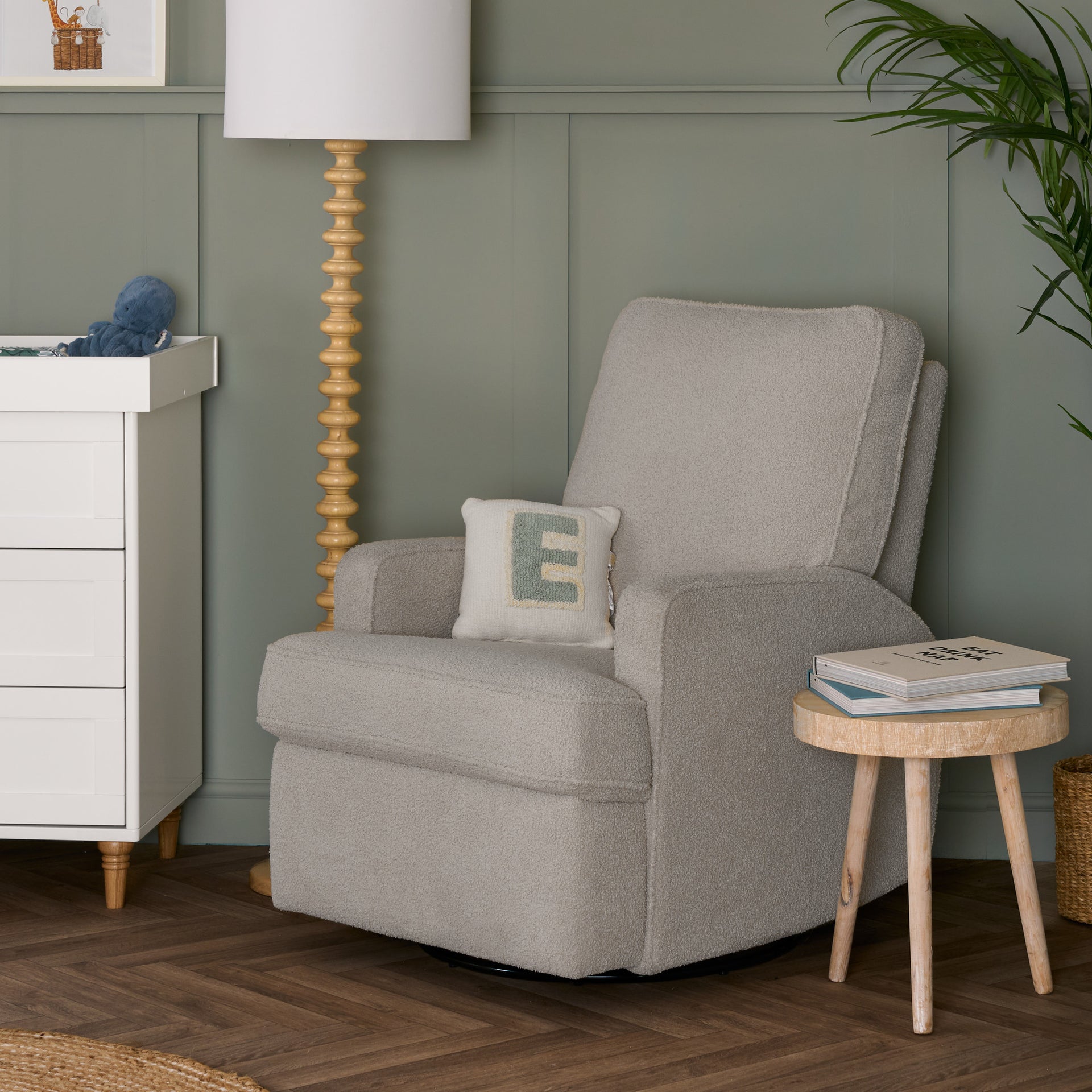 Obaby Madison Electric Swivel Glider Recliner Chair