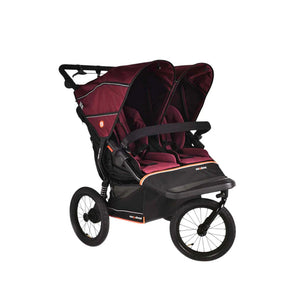 Out N About Nipper Double V6 Plus Pushchair - Brambleberry Red