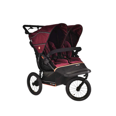 Out N About Nipper Double V6 Plus Pushchair - Brambleberry Red
